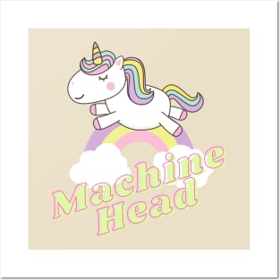 machine head ll unicorn Posters and Art